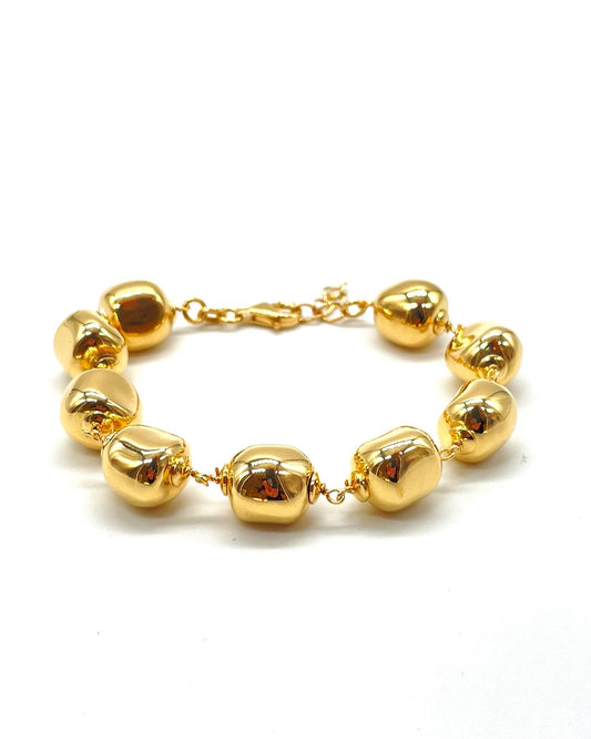 Irregular spheres bracelet